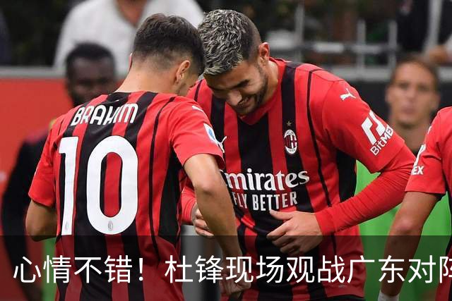 心情不错！杜锋现场观战广东对阵江苏，和身边人开心交谈