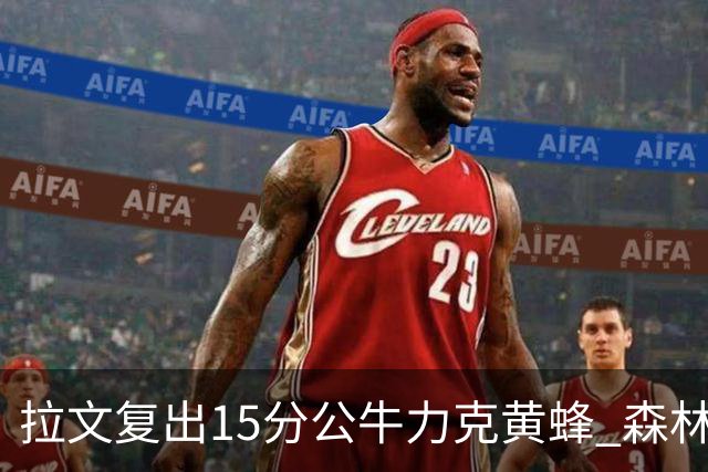 拉文复出15分公牛力克黄蜂 森林狼大胜火箭